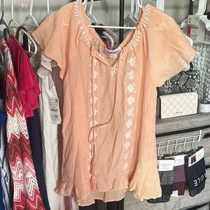 Floral Peach Shirt